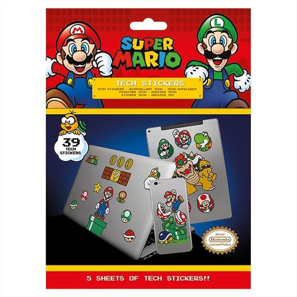 Pyramid - Super Mario - Stickers "Regno Dei Funghi"-Multicolore-image