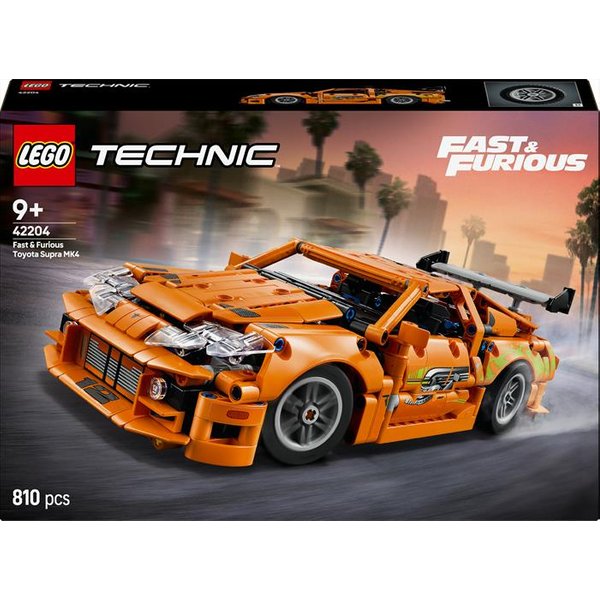 Lego - Technic Fast And Furious Toyota Supra Mk4 42204, Multicolore-image