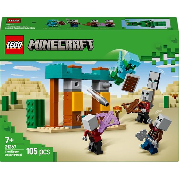 Lego - Minecraft Pattuglia Nel Deserto Della Bestia 21267, Multicolore-image