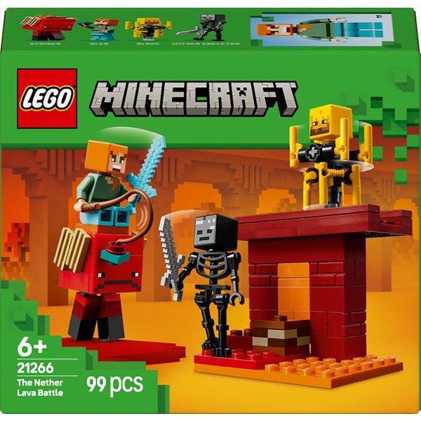 Lego - Minecraft Battaglia Sul Ponte Del Nether 21266, Multicolore-image