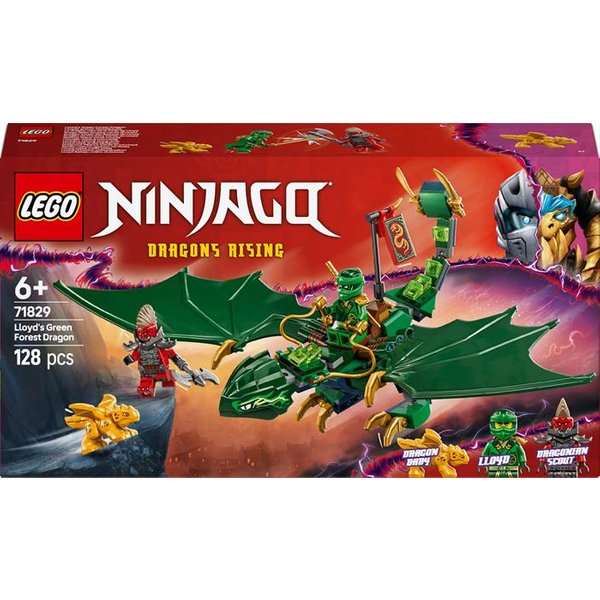 Lego - Ninjago Drago Della Foresta Verde Di Lloyd 71829, Multicolore-image