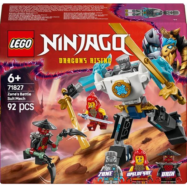 Lego - Ninjago Mech Da Battaglia Di Zane 71827, Multicolore-image