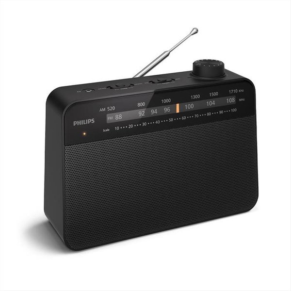 Philips - Portable Fm/Mw Radio Tar2509/10-Black-image