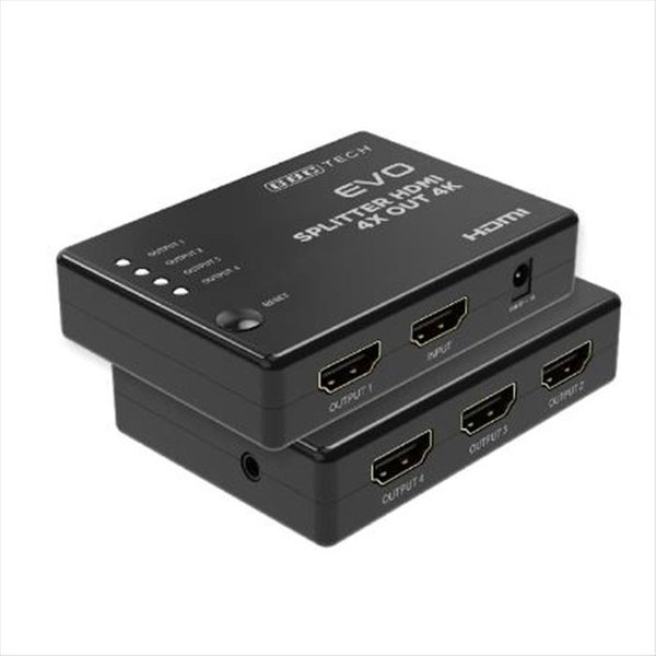 GBC - Splitter Hdmi 4K@30Hz 4 Uscite-Nero-image