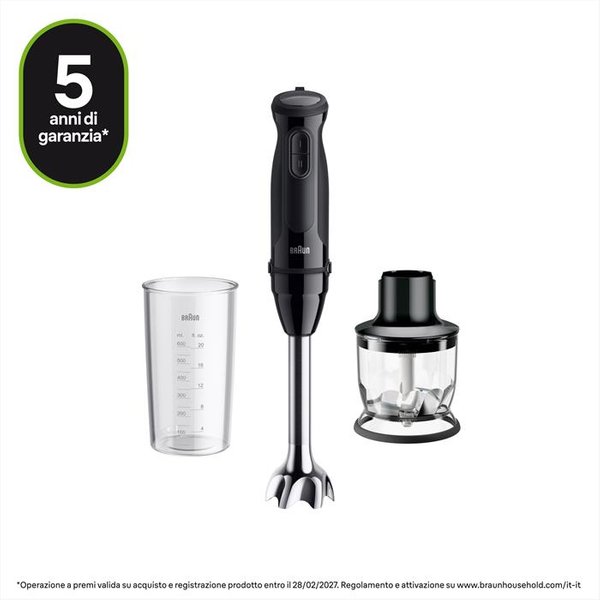 Braun - Frullatore Ad Immersione Mq30201-nero-image