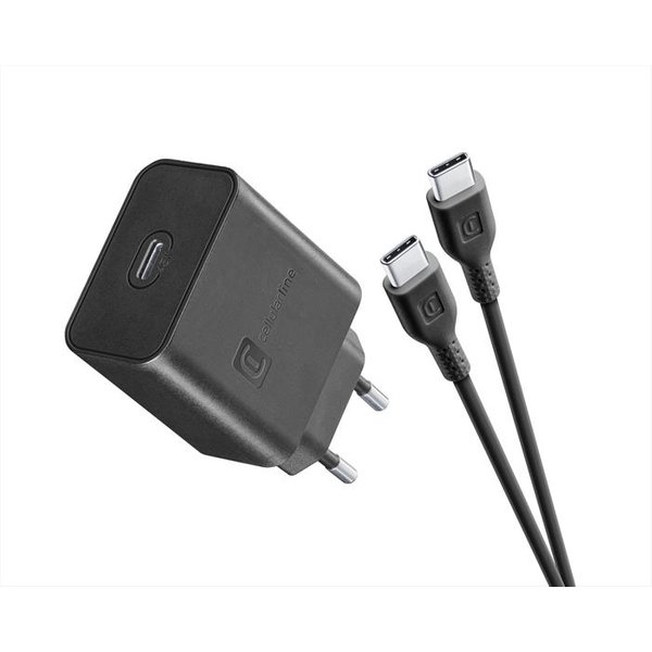 Cellularline - Super Fast Charger Kit Pd 45w-black-image