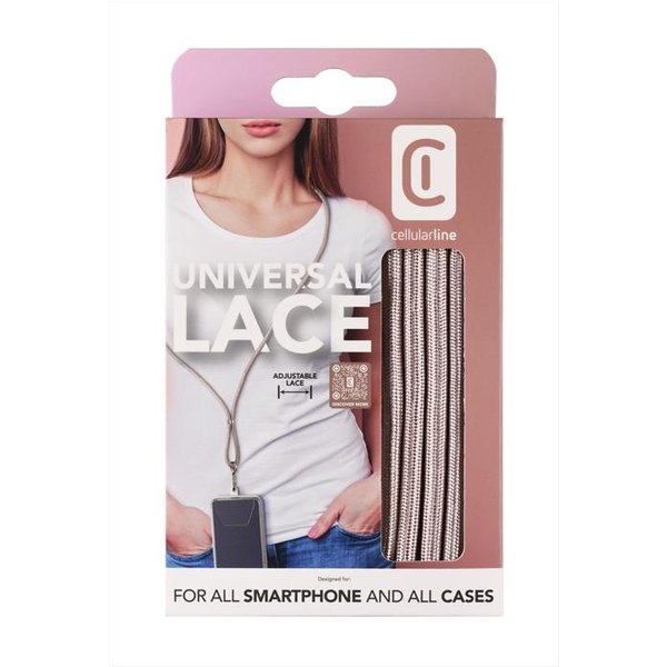 Cellularline - Laccio Da Collo Universale Per Smartphones-pink-image