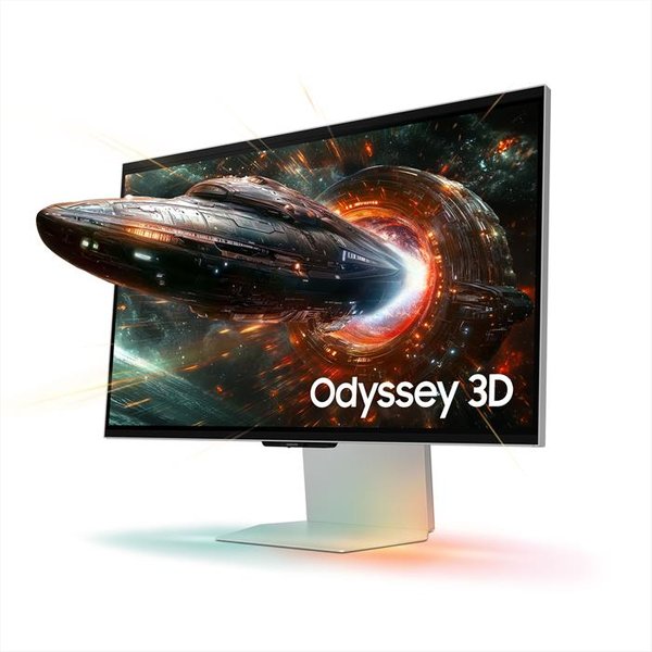 Samsung - Monitor Gaming Odyssey 3D Da 27'' Uhd Flat-Silver-image