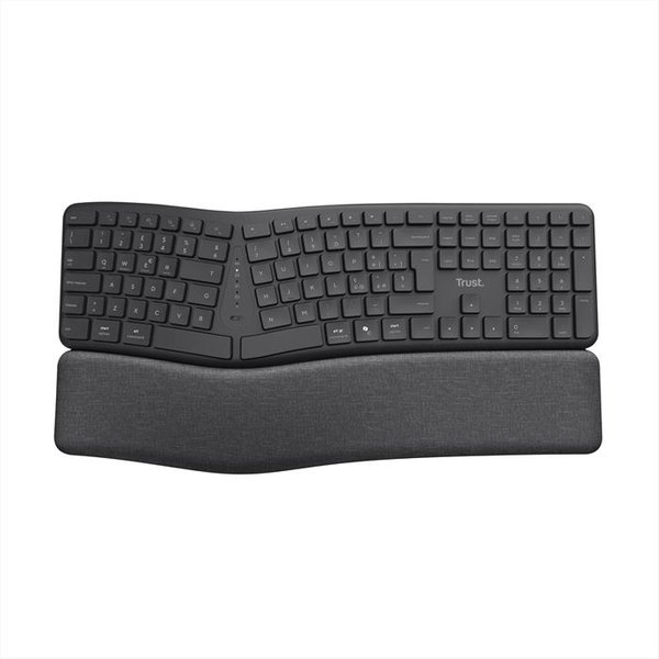Trust - Tastiera Wireless Multi-Dispositivo Ergo Keyra-Black-image