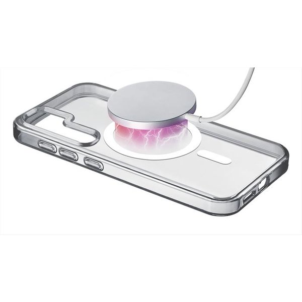 Cellularline - Custodia Magnetica Gloss Mag Per Galaxy S25-trasparente-image