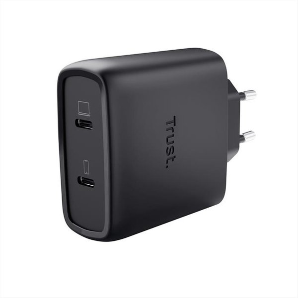 Trust - Maxo 65W 2P Usb-C Gan Charger-Black-image