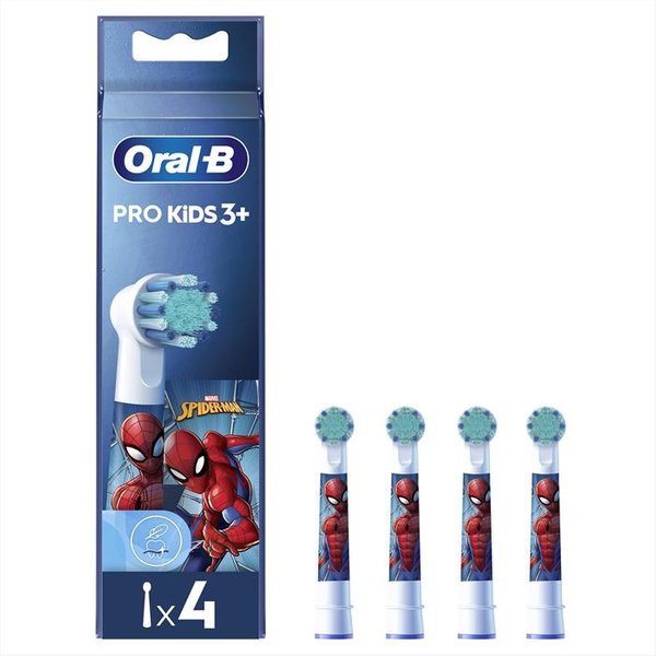 Oral-b - Testine Ricambio Pw Refill Eb10s Spiderman 4ct 12p-bianco-image