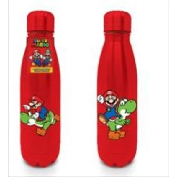 Pyramid - Super Mario - Borraccia In Metallo Mario Licenza U-Rosso-image