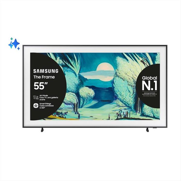 Samsung - Smart Tv Qled Uhd 4K 55" Qe55Ls03Fauxzt-Black-image