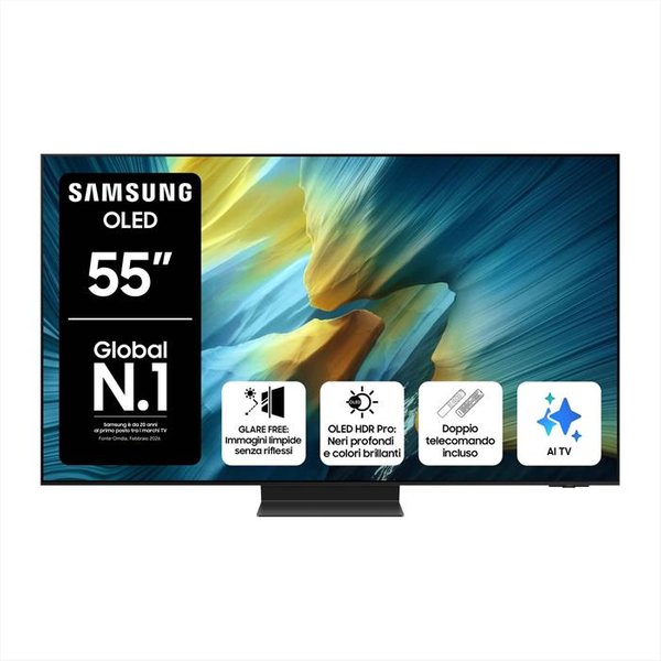 Samsung - Smart Tv Oled Uhd 4K 55" Qe55S95Fatxzt-Graphite Black-image