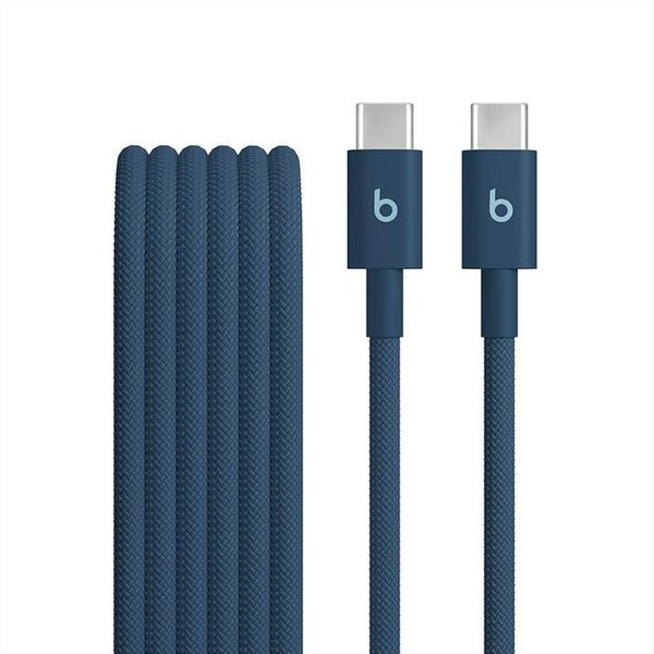 Beats By Dr.Dre - Cavo Beats Usb-C/Usb-C In Tessuto Intrecciato 1,5M-Blu Burrasca-image