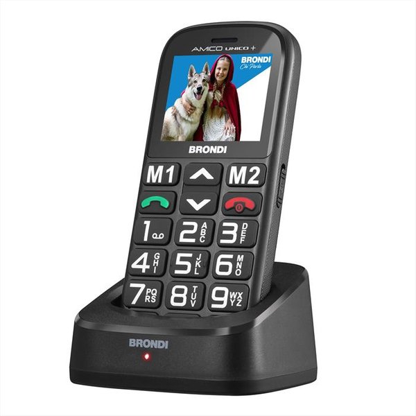 Brondi - Cellulare Amico Unico+-Black-image