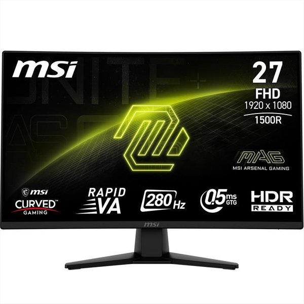 Msi - Monitor Led 27" Mag 274Cxf-Nero-image
