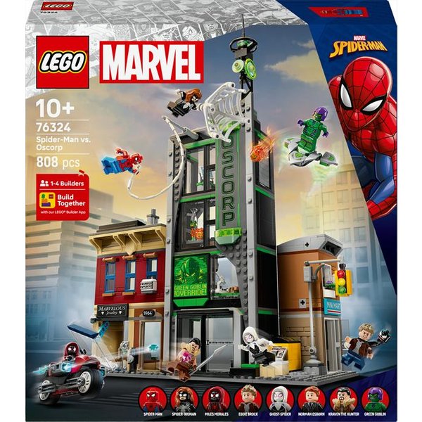 Lego - Super Heroes Marvel Spider-Man Contro Oscorp 76324, ,-image