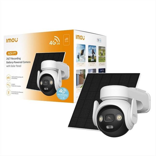 Imou - Telecamera Da Esterno Aov Pt Kit 4G+-Bianco-image