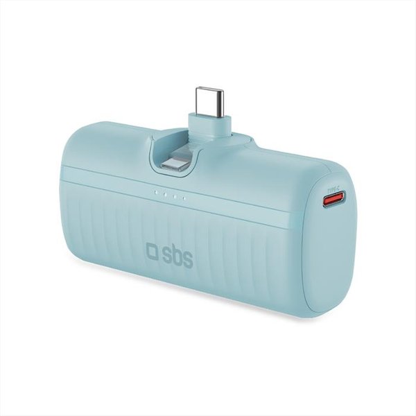 SBS - Ecopower Bank 5000Mah - Tebb5000Pluglbgrs-Verde-image
