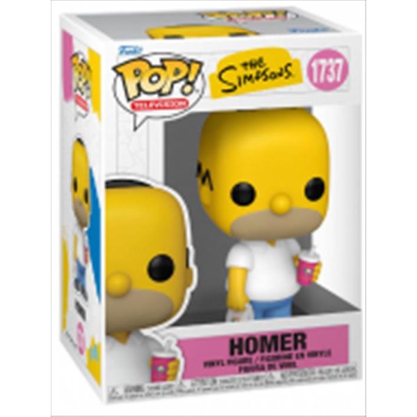 Funko - Pop The Simpsons Homer (Krusty Burger) 1737- 86406, N.D.-image