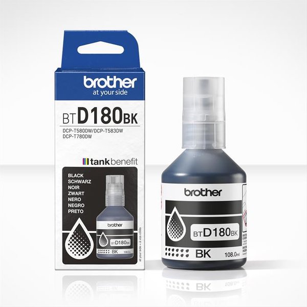 Brother - Flacone Nero Da 7.500 Pagine Btd180Bk-Nero-image
