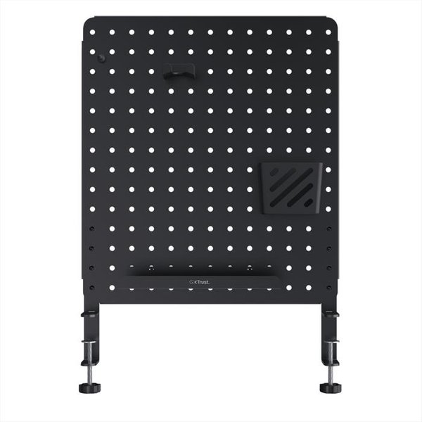 Trust - Pannello Portaoggetti Gxt723 Vesto Metal Pegboard-Black-image