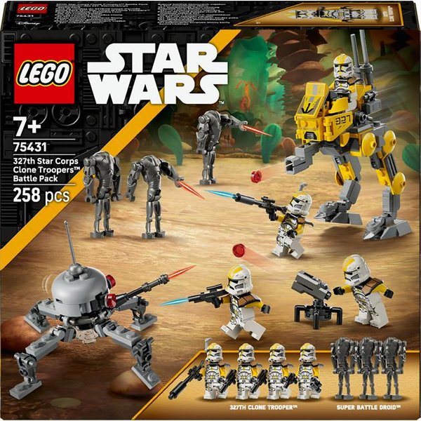 Lego - Star Wars 327 Star Corps Di Clone Troopers 75431, Multicolore-image