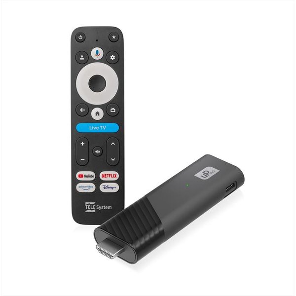 Telesystem - Up Stick Ricev.Digitale Ip Hdmi 4K Google Tv-Black-image