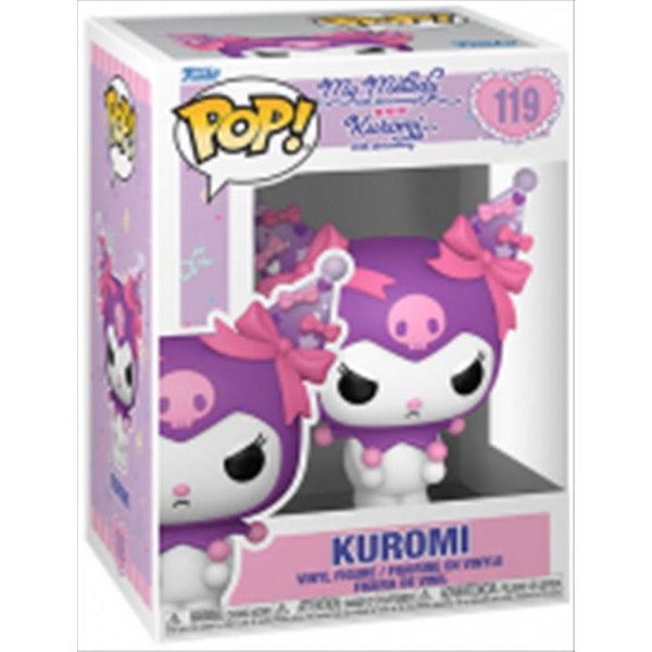 Funko - Pop Hellokitty Kuromi 20Th Kuromi Grumpy 119-86877, N.D.-image