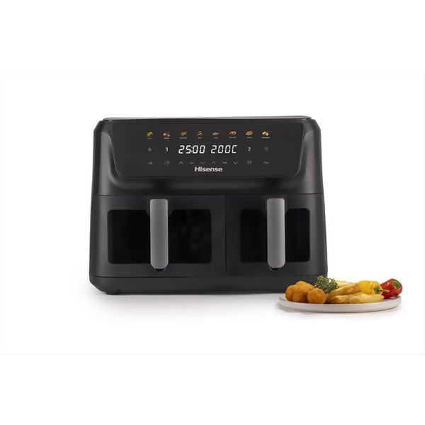 Hisense - Friggitrice Ad Aria Con Doppio Cestello Haf2700Dcd-Nero-image