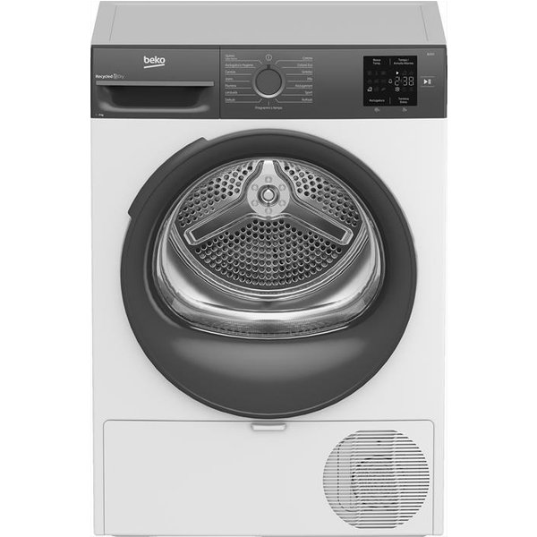 Beko - Asciugatrice Bmteu93Ea 9 Kg Classe D-Grigio, Bianco-image