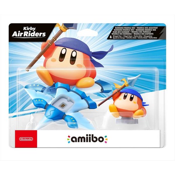 Nintendo - Amiibo Waddle Dee Aiutante E Stella Alata, Multicolore-image