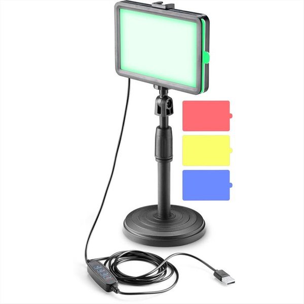 Tech POP - Studio Light Color Pannello Luminoso Led-Nero-image