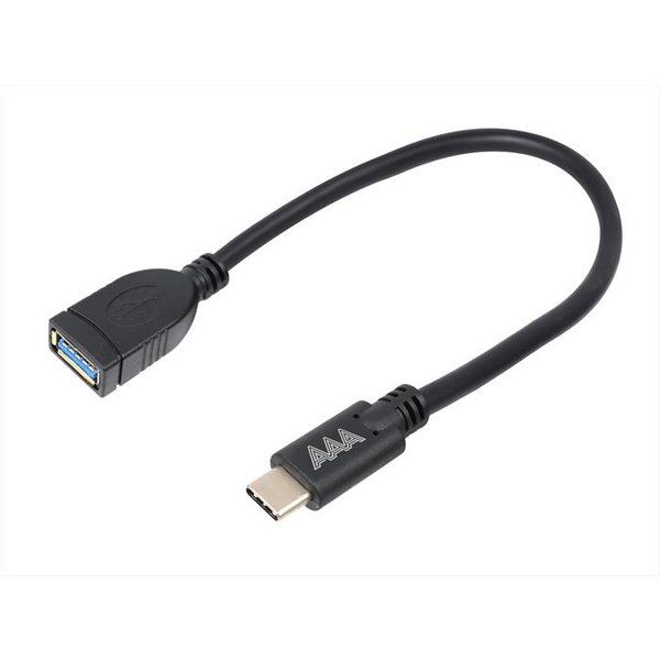 Aaamaze - Cavo Type-C Male To Usb-A 3.0 In Tpu-Nero-image