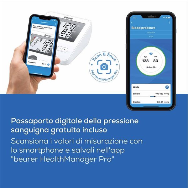 Beurer - Misuratore Di Pressione Dual Energy Bm 27+-Bianco-image