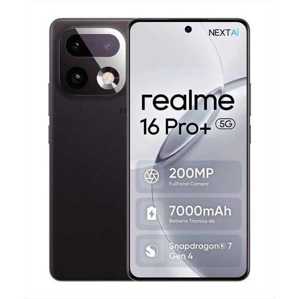 Realme - Smartphone Realme 16 Pro+ 5G (512Gb 12Gb)-Master Grey-image