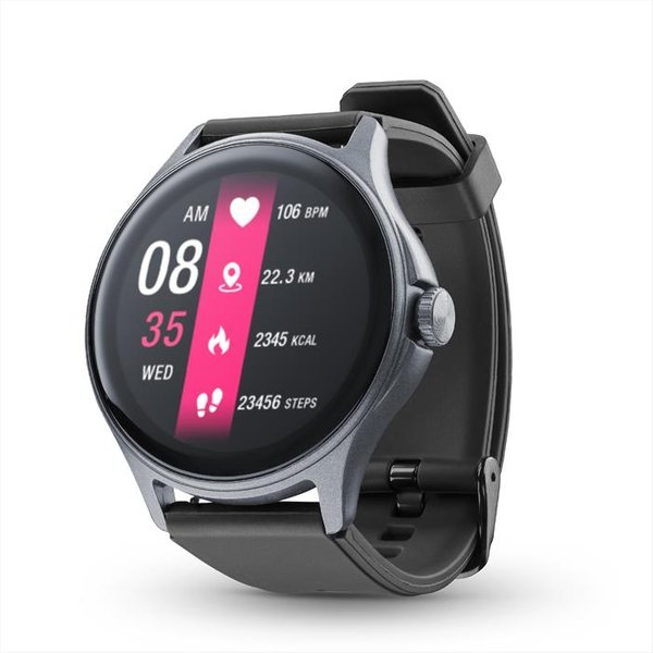 Cellularline - Smartwatch Ion Pro Round-Nero-image
