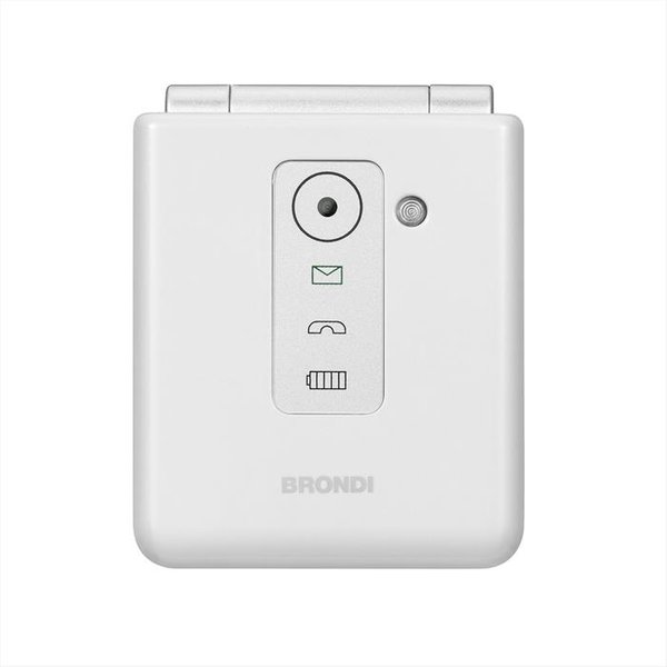 Brondi - Cellulare Flipper-White Metal-image