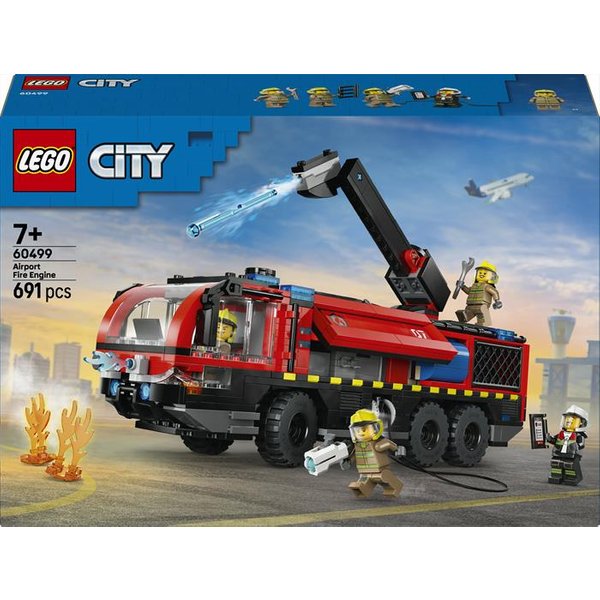 Lego - City Autopompa Dell’Aeroporto - 60499, Multicolore-image