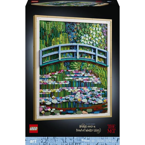 Lego - Art Claude Monet - Lo Stagno Delle Ninfee - 31220, Multicolore-image