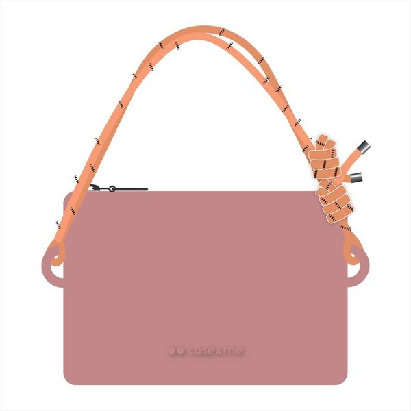 Caseme - Borsa In Silicone Taglia M Con Cordino-Rosa-image