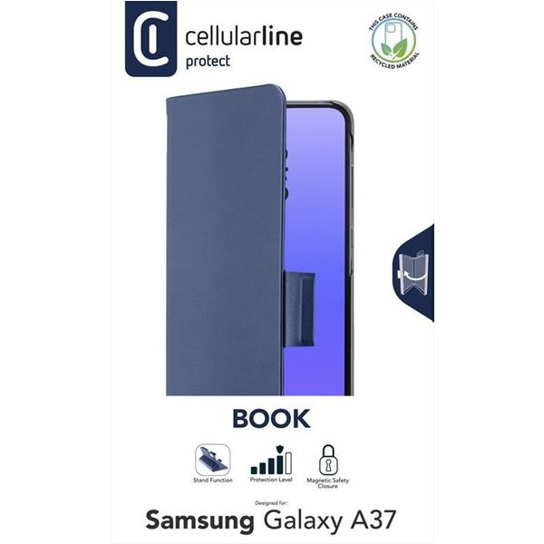 Cellularline - Cover Book 3 Per Samsung Galaxy A37-Blu-image