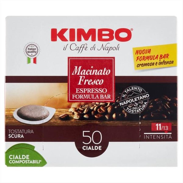 Kimbo - Cialda Compostabile 50 Pz. Macinato Fresco-image