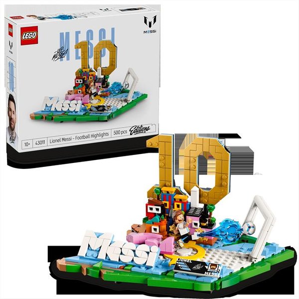 Lego - Editions Lionel Messi Highlights Calcistici -43011, Multicolore-image