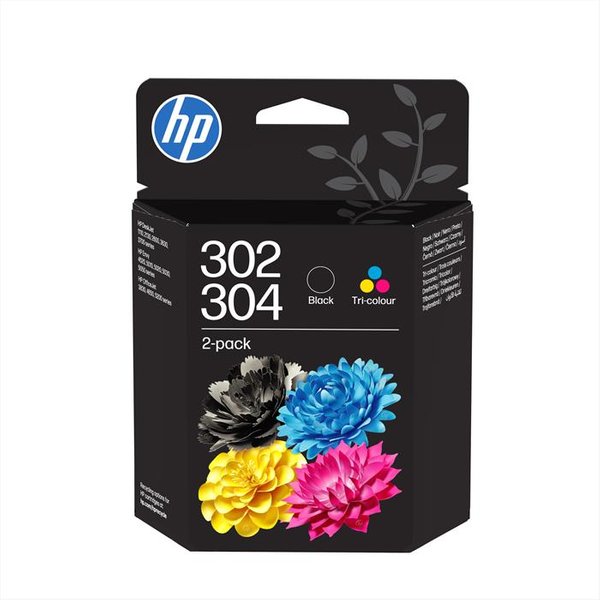 HP - Combo Pack 2 Cartucce Nero E Colore 302/304-Nero E Tricromia-image