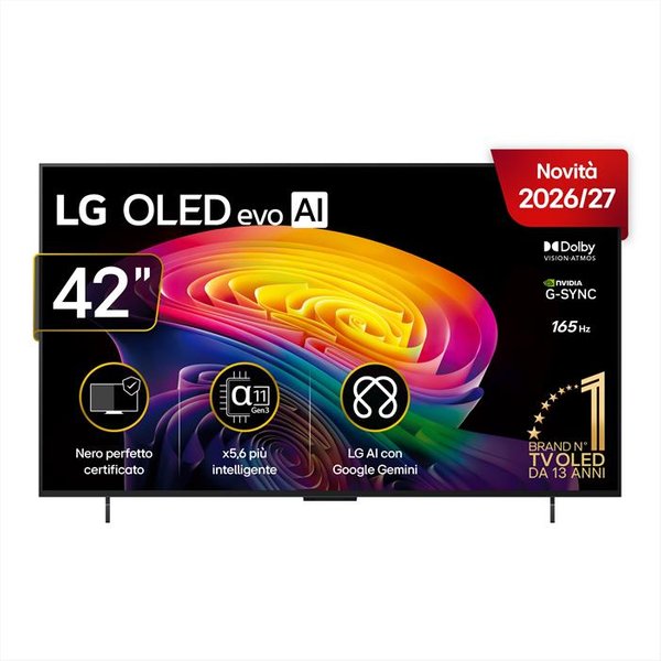 LG - Oled Evo Ai C6 Pro Oled42C66Lb-Charcoal Black-image