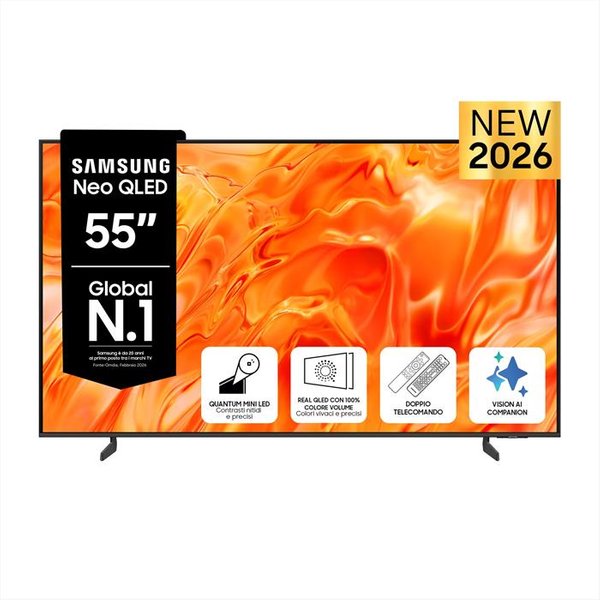 Samsung - Smart Tv Mini Led 4K 50" Vision Ai Qe55Qn70Hauxzt-Titan Gray-image