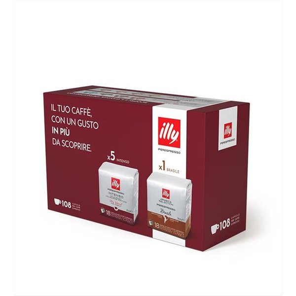 Illy - Iperespresso 5+1 Intenso Brasile Capsule 108Pz-image